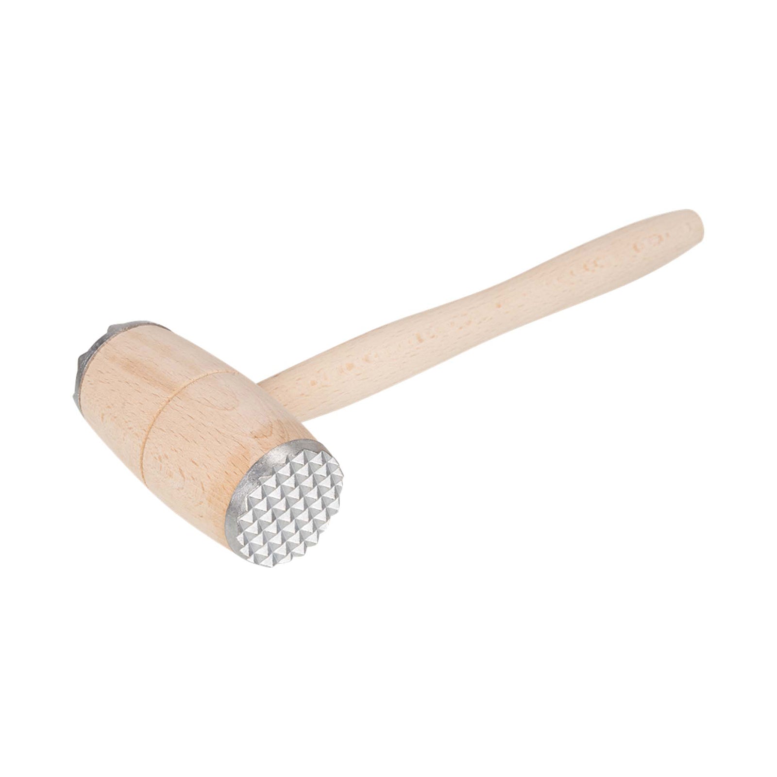 WOODEN MEAT MALLET+METAL [72000E]