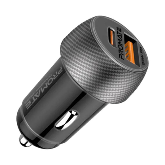 PROMATE ULTRA-FAST DUAL PORT CAR CHARGER 33W & QC 3.0