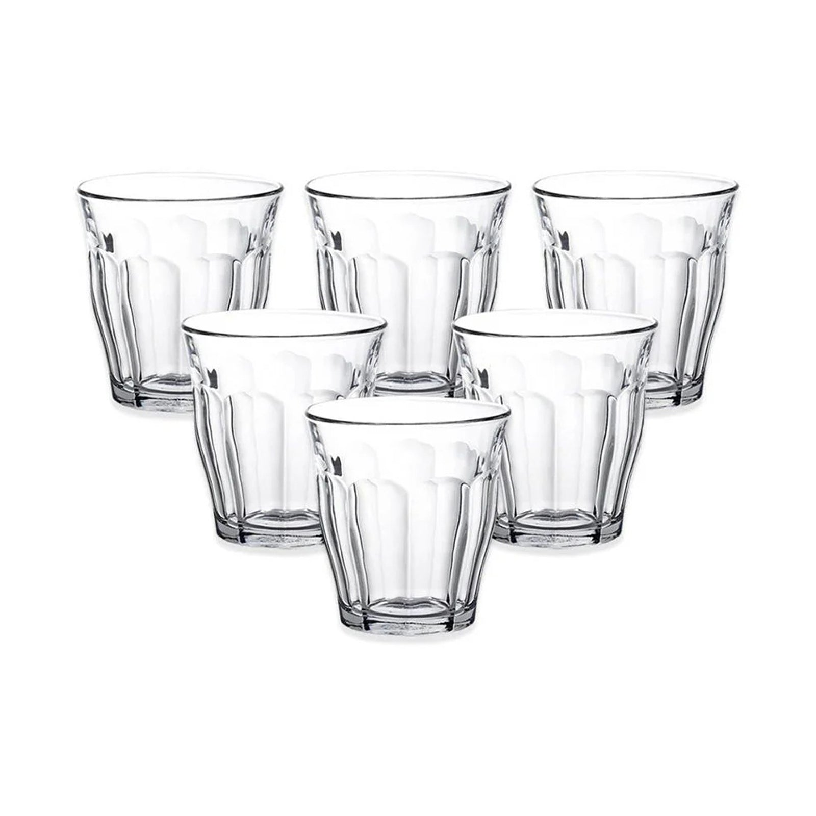 DURALEX Set Of 6 Clear Tumbler 13 cl