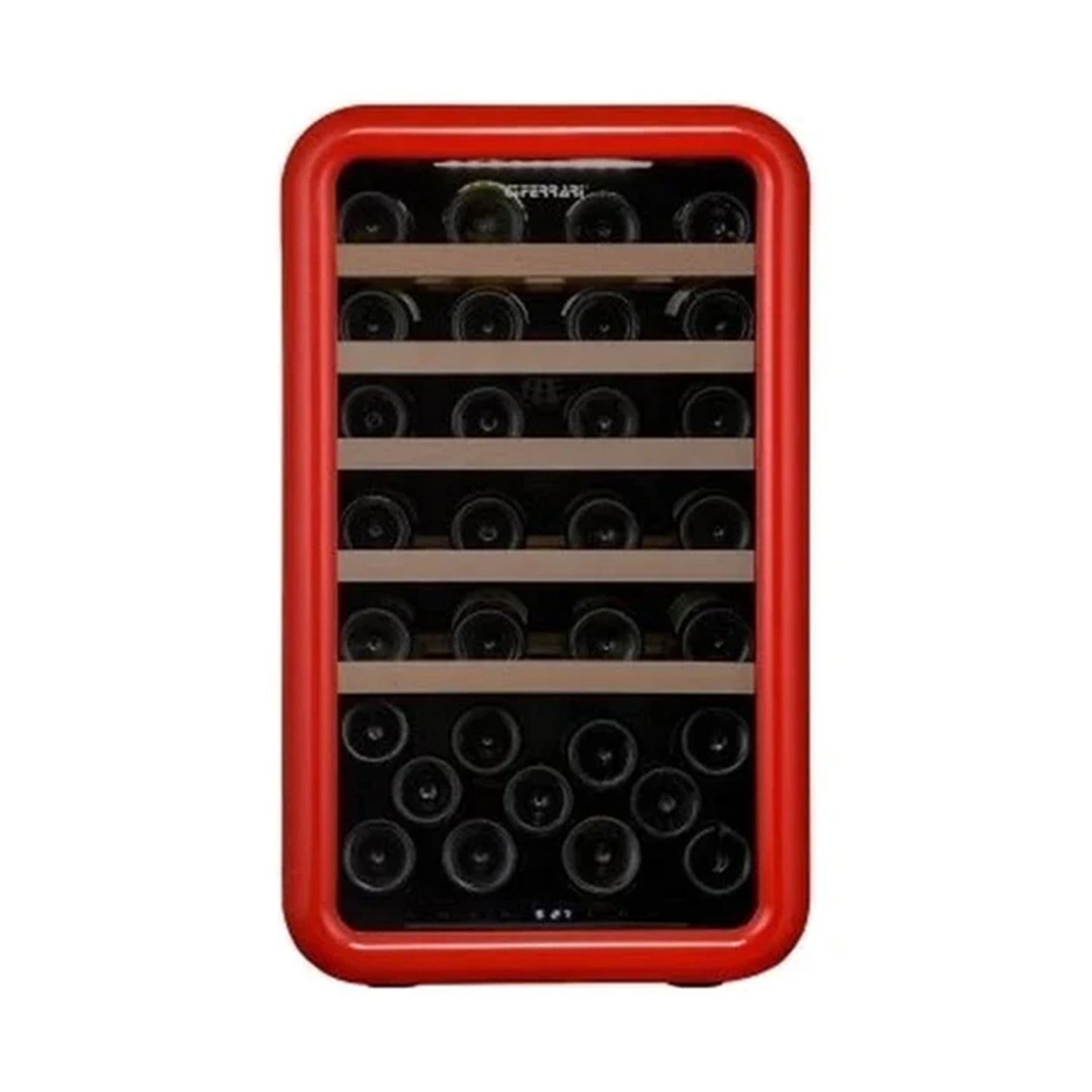 FERRARI WINE COOLER 46 Bottles Single Zone Red