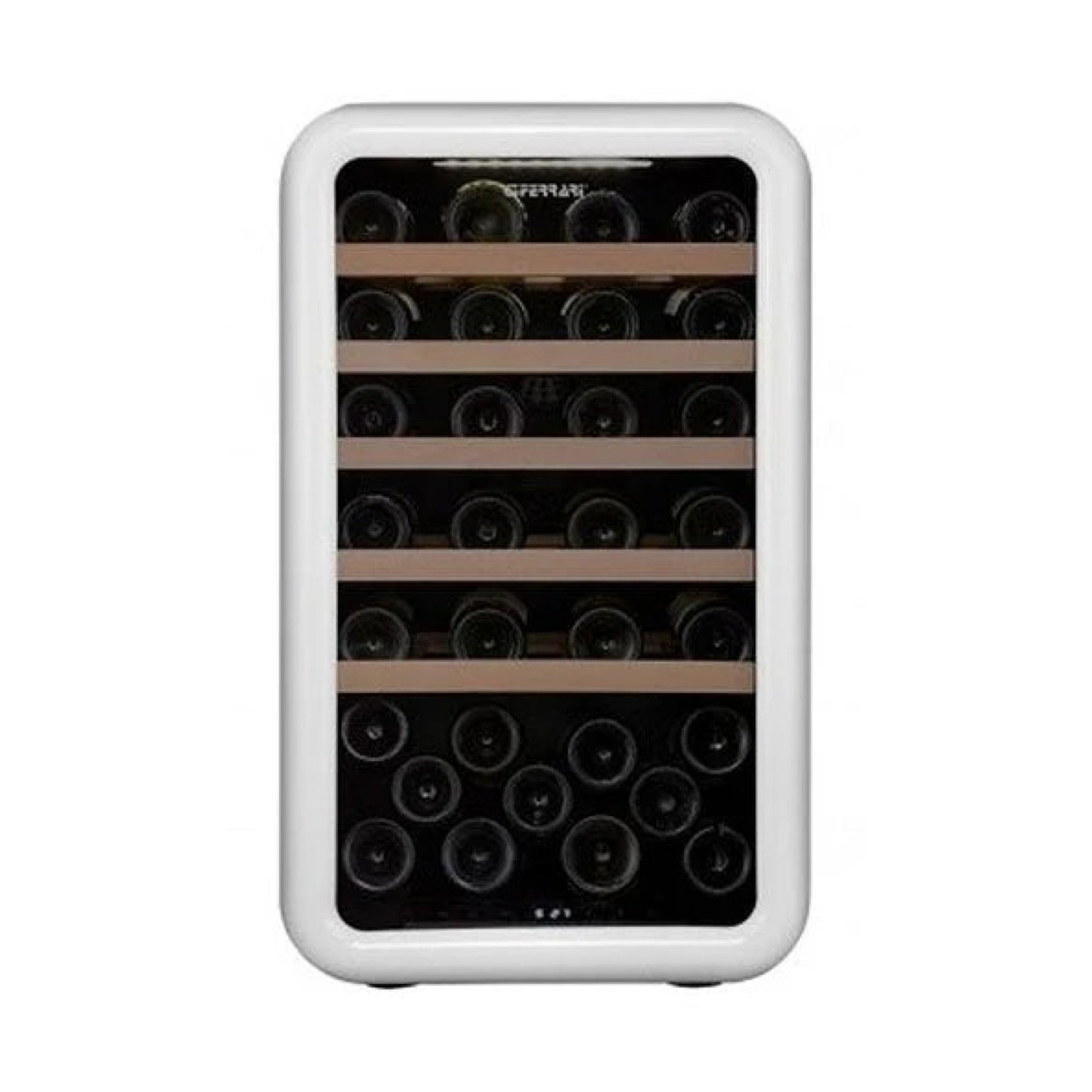 FERRARI WINE COOLER 46 Bottles Single Zone White