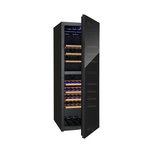 FERRARI WINE COOLER 191L-77 Bottles Double Zone Black