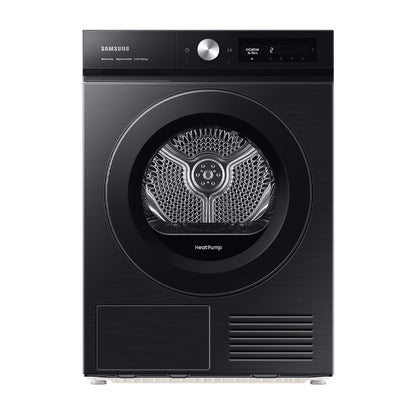 SAMSUNG Dryer 9 Kg Front Load Condenser Heat Pump Black