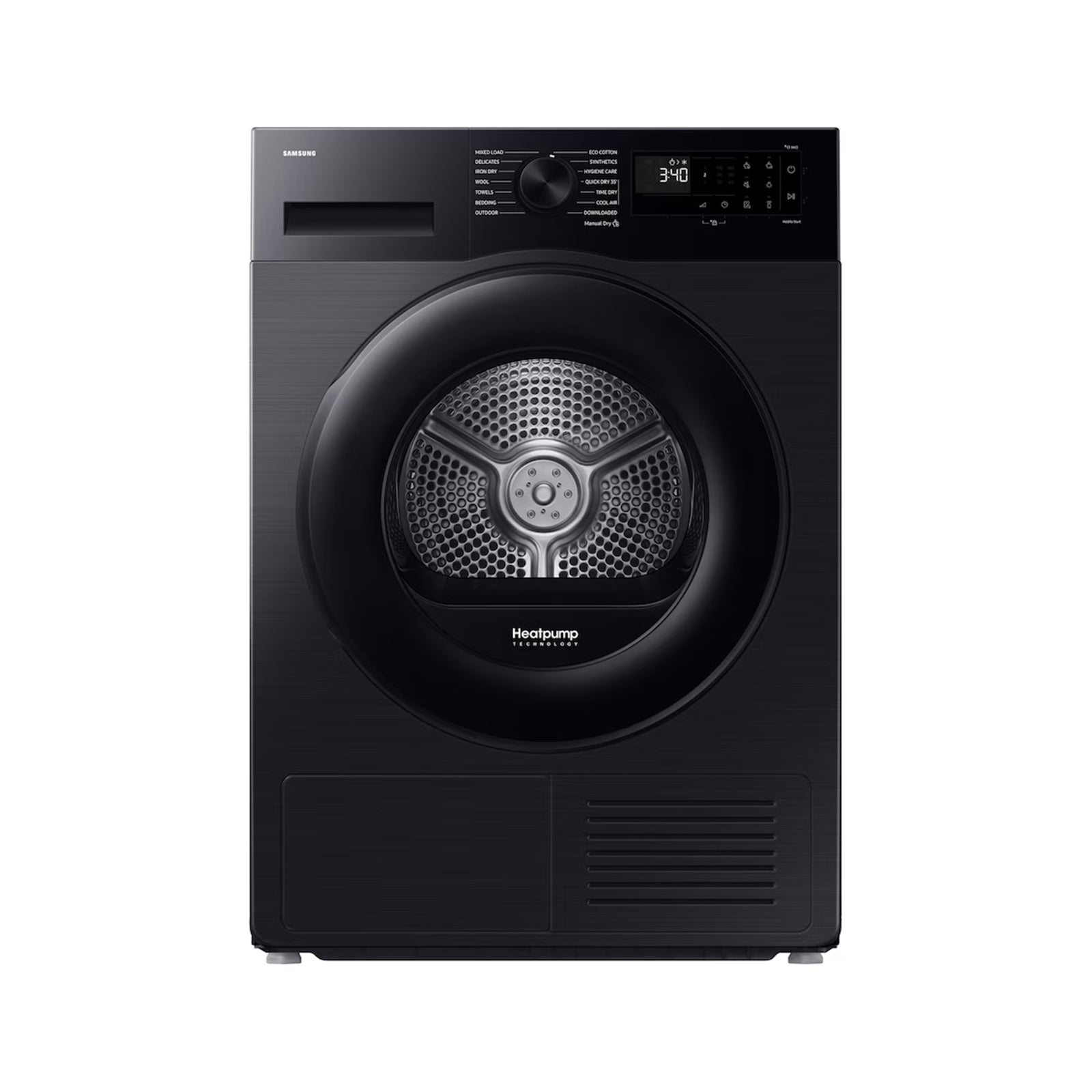 SAMSUNG Dryer 9 Kg Condenser Heat Pump Black SAMSUNG