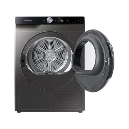 SAMSUNG Dryer 9 KG Condenser Heat Pump Platinum Silver SAMSUNG