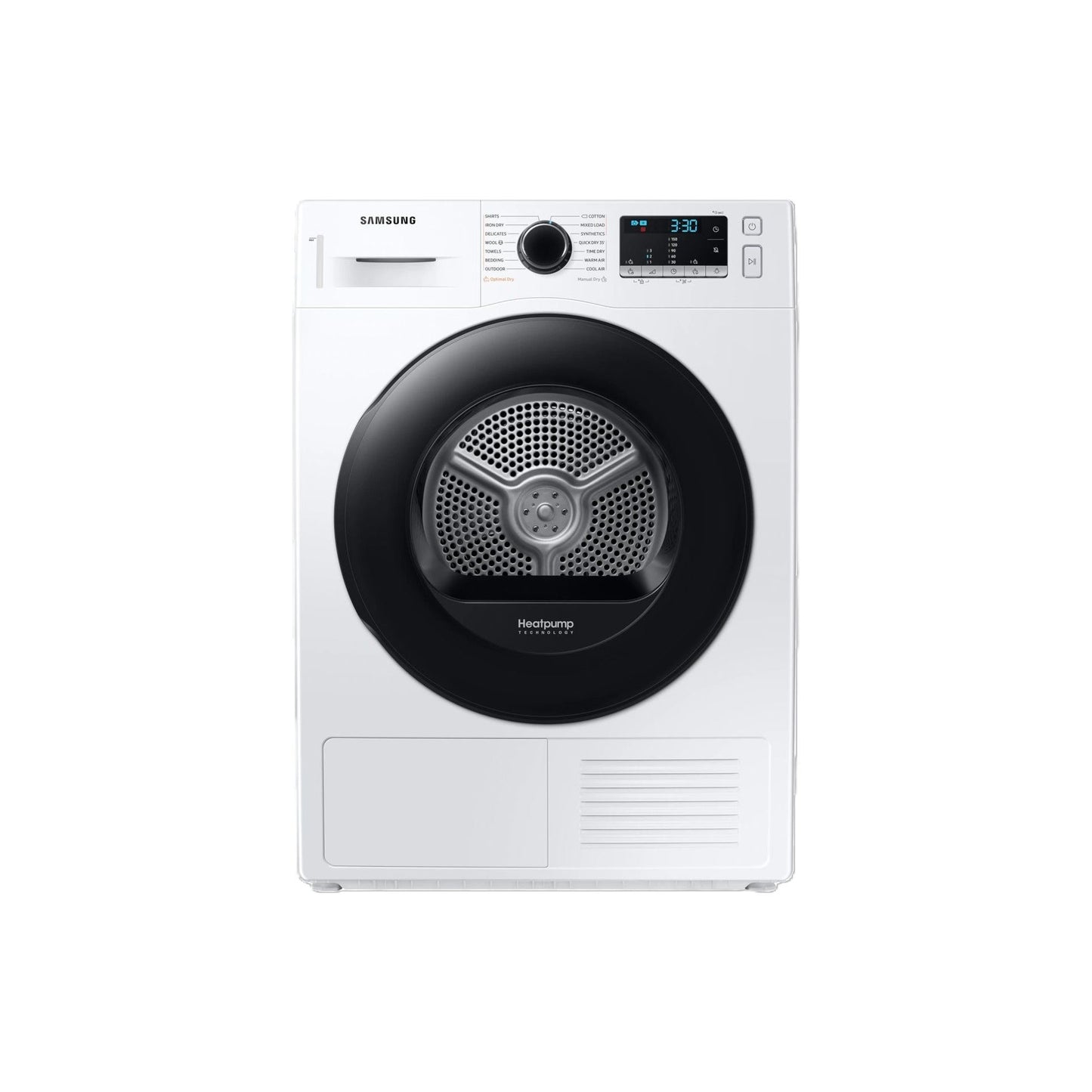 SAMSUNG* Dryer 9Kg Condenser Heat Pump White