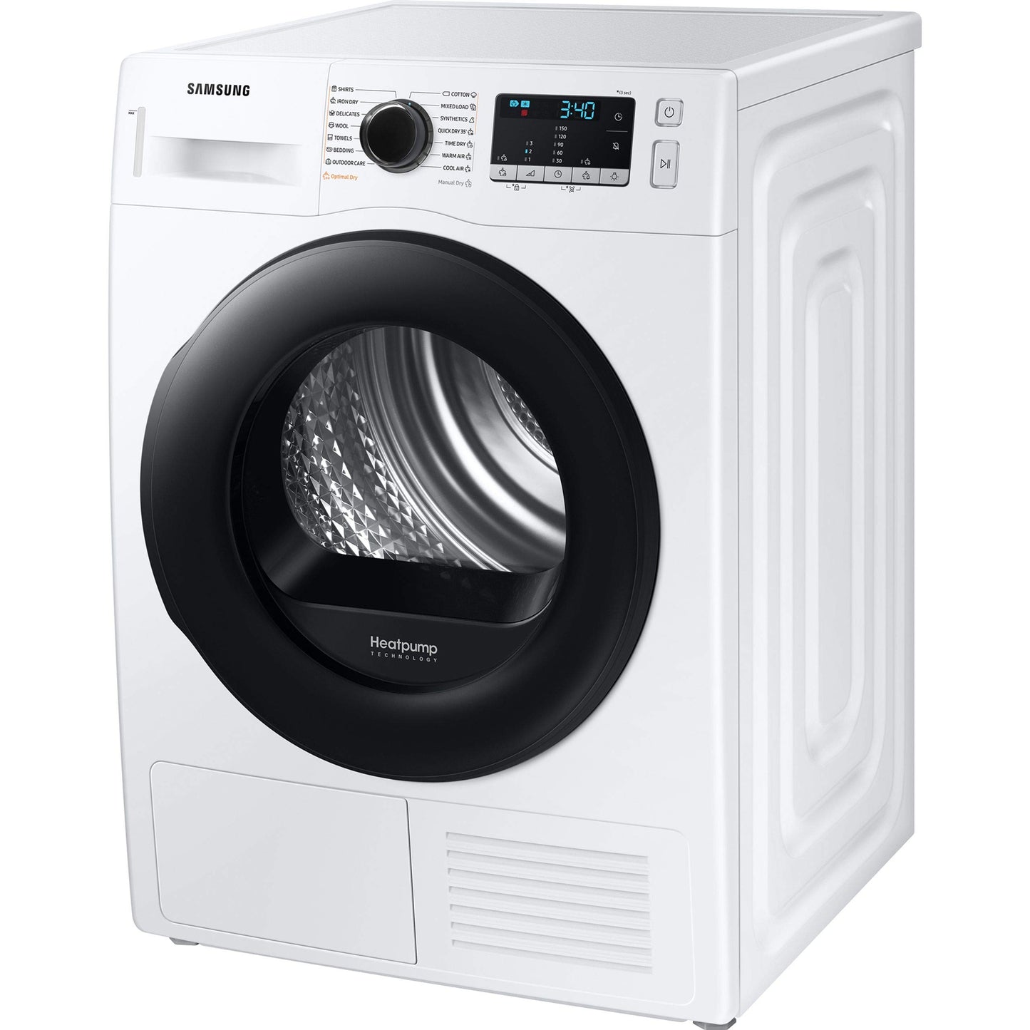 SAMSUNG* Dryer 9Kg Condenser Heat Pump White