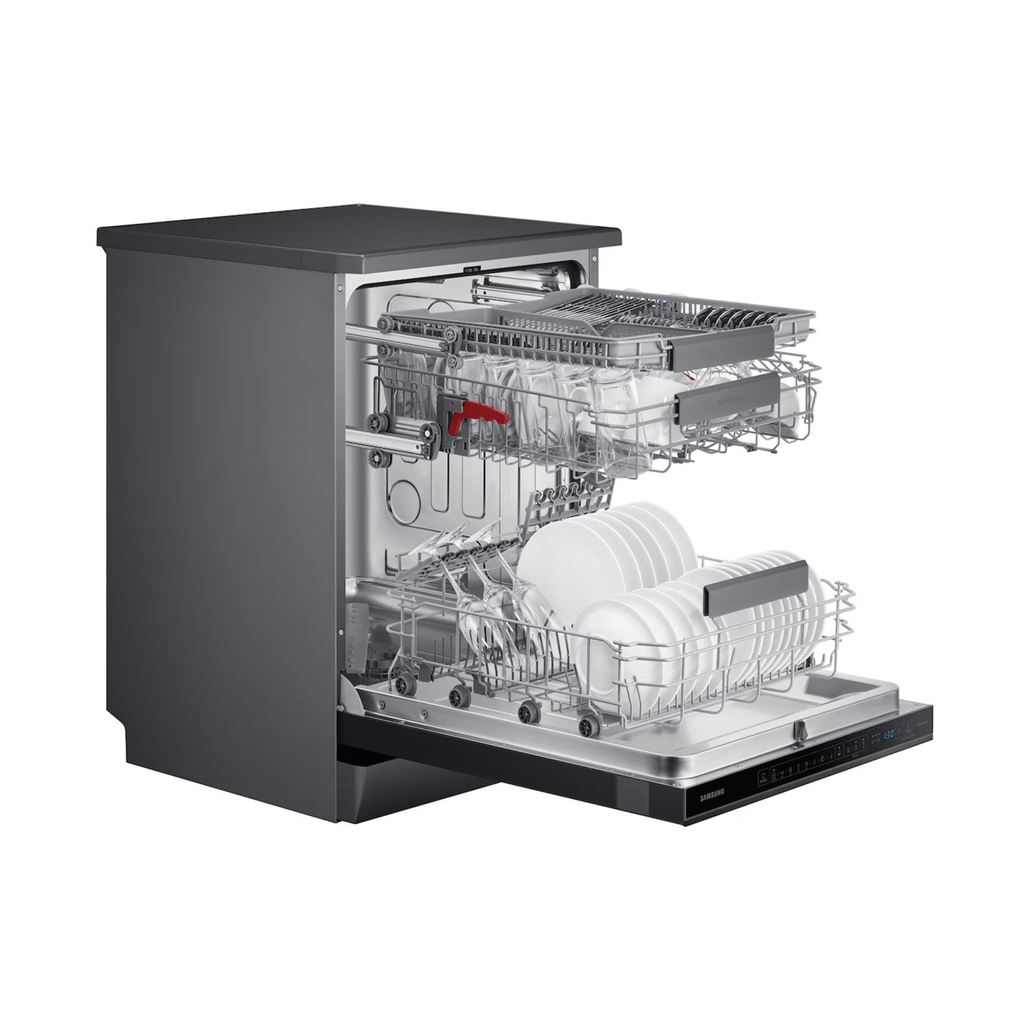 SAMSUNG Dishwasher 8 Programs 14 Place Settings Black SAMSUNG