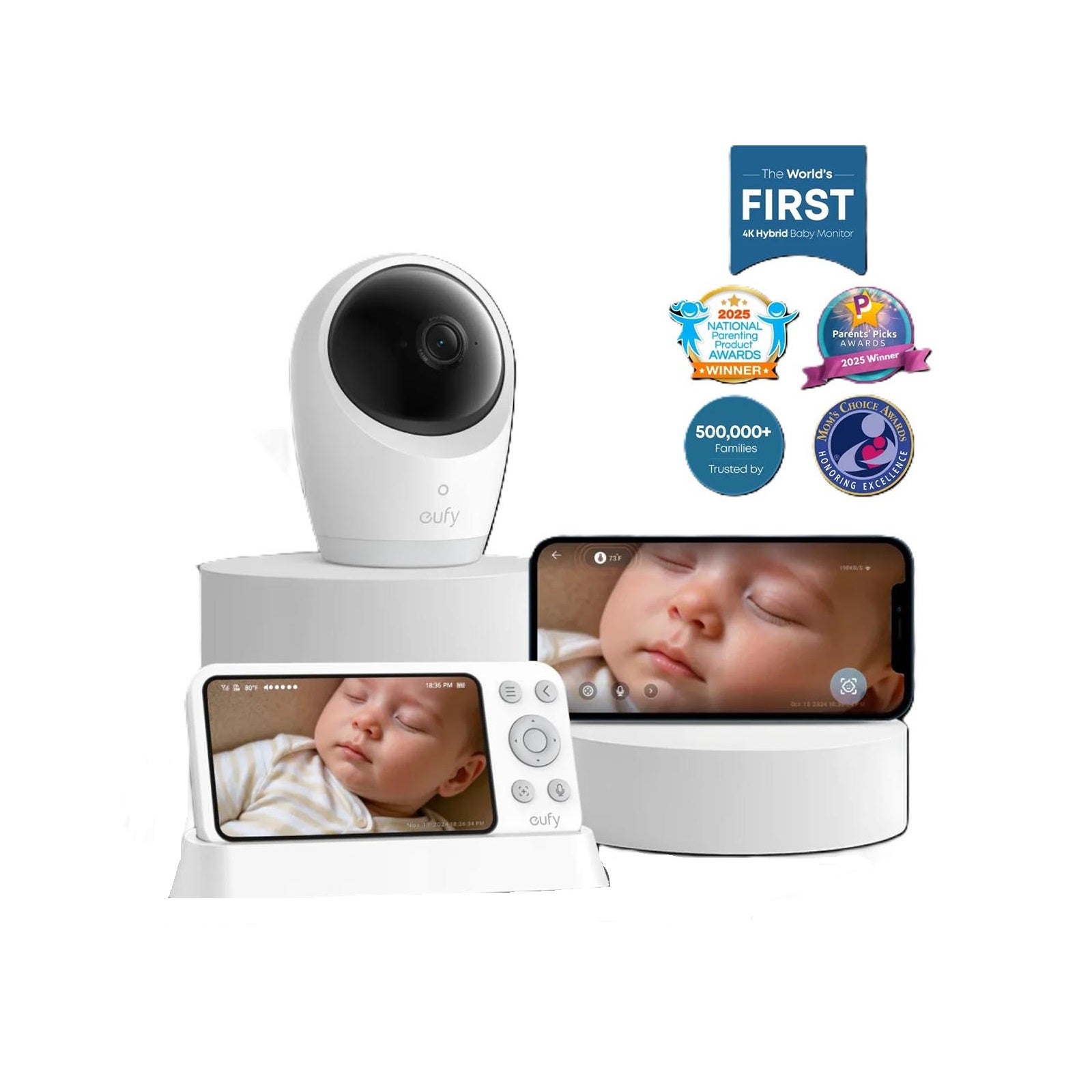 eufy Baby Monitor E21 | 4K, AI alerts & Secure Privacy