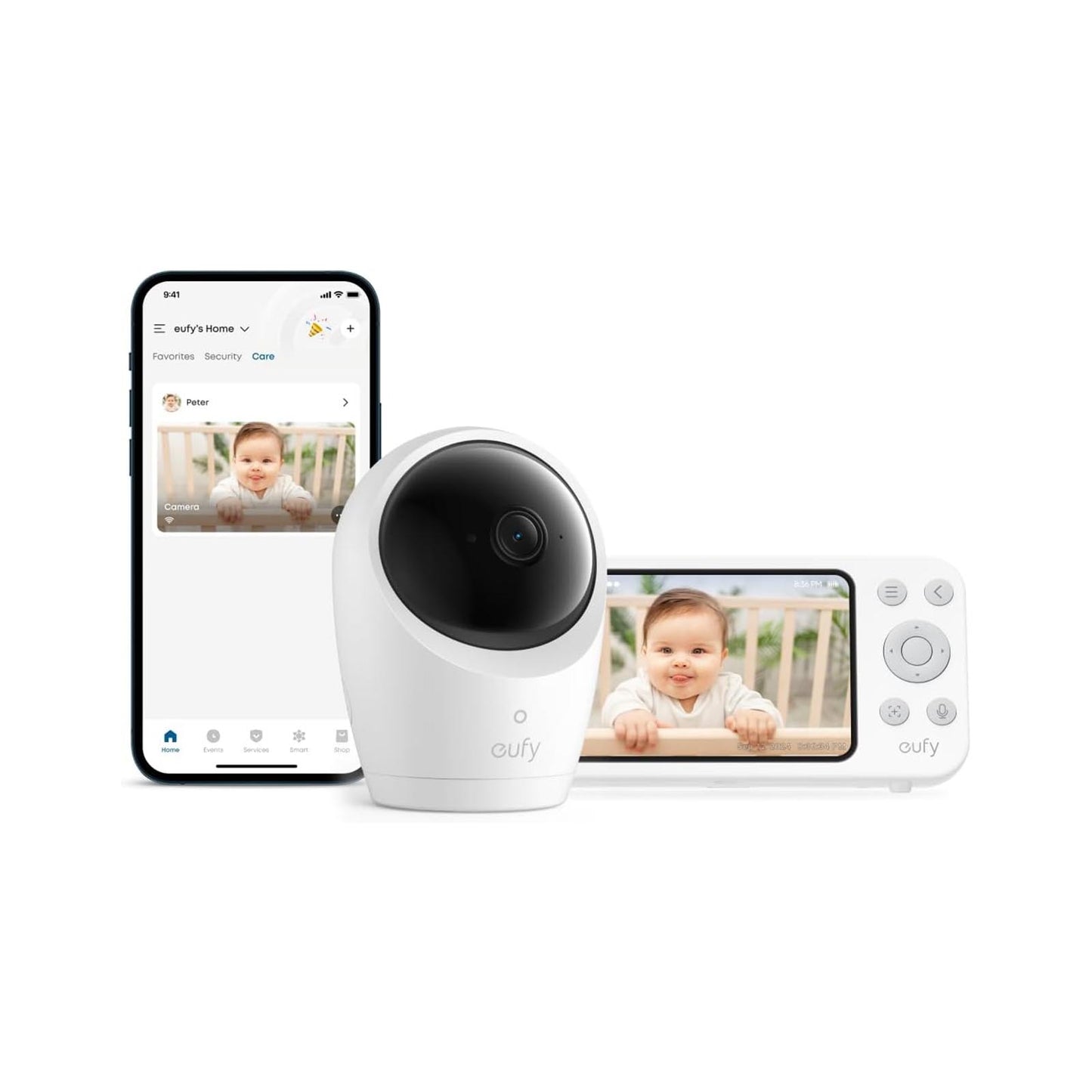 EUFY E20 5" Smart Video Baby Monitor EUFY