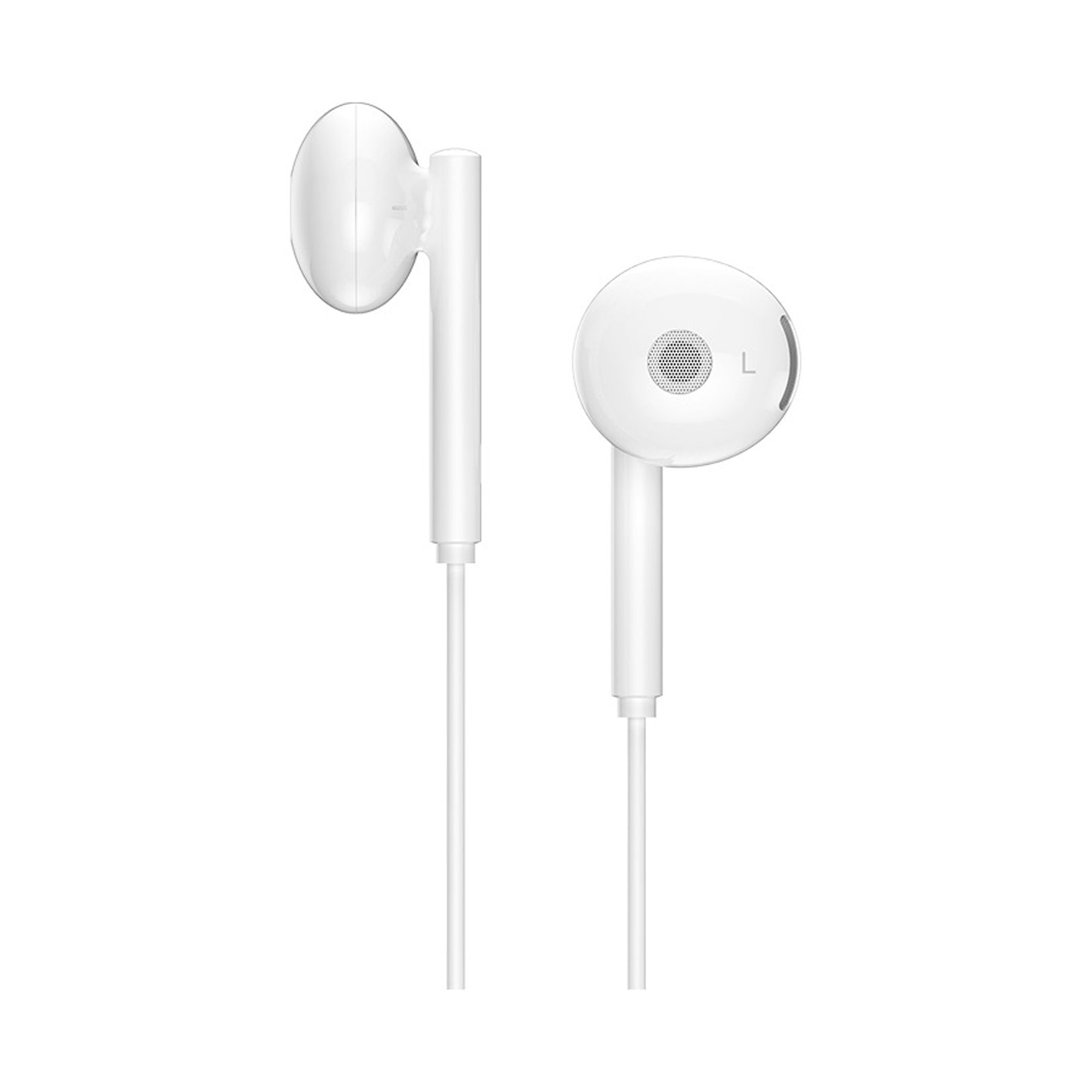 HOCO ACOUSTIC TYPE-C WIRED EARPHONES WITH MIC WHITE