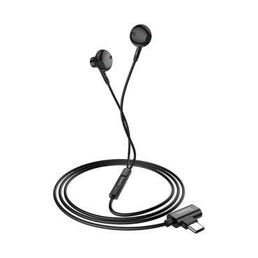 HOCO TYPE C EARPHONES WITH MIC AND CHARGING PORT