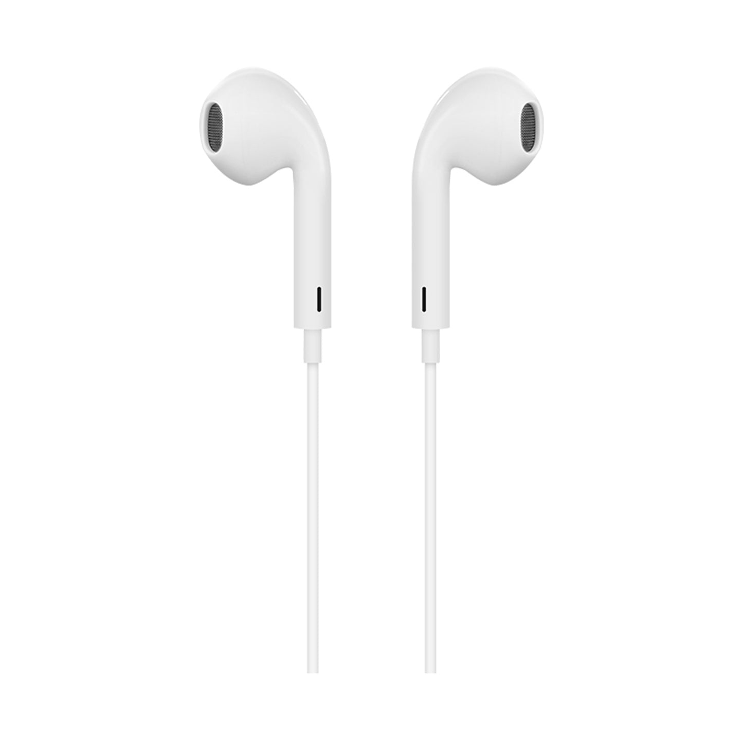 HOCO PLUS ORIGINAL EARPHONES FOR IOS WHITE