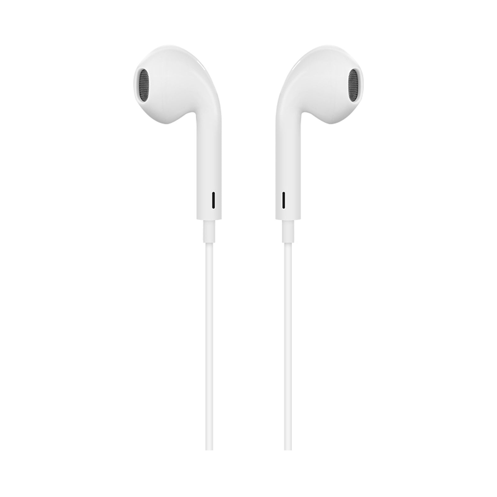 HOCO PLUS ORIGINAL EARPHONES FOR IOS WHITE