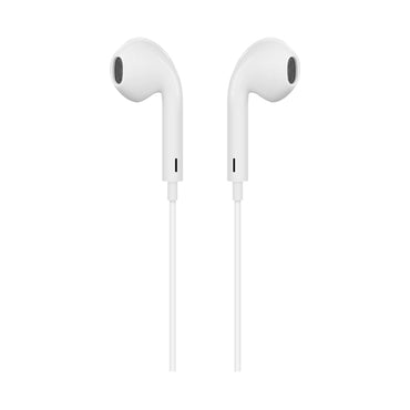 HOCO PLUS ORIGINAL EARPHONES FOR IOS WHITE