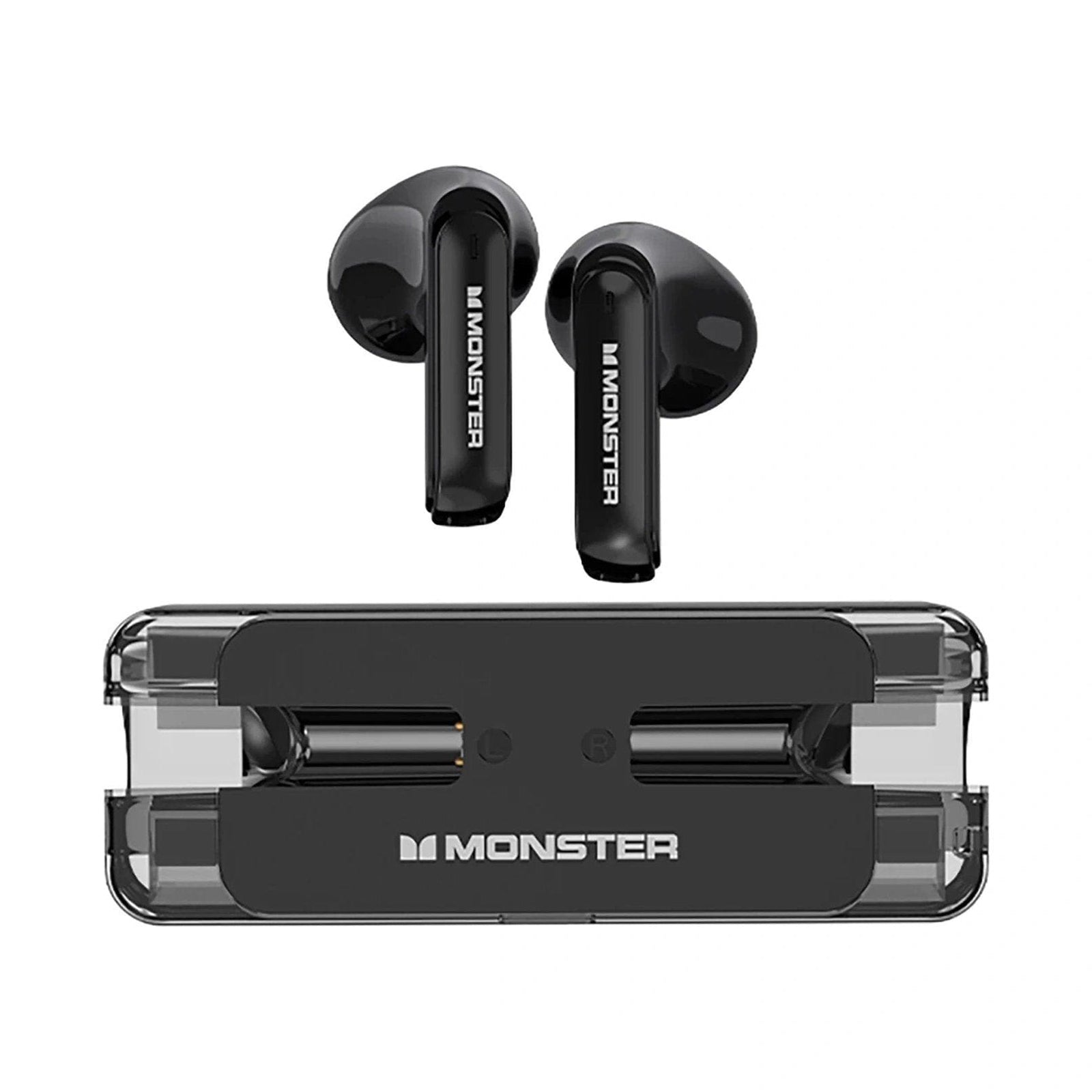 MONSTER AIRMARS WIRELESS EARPHONES DARK BLACK