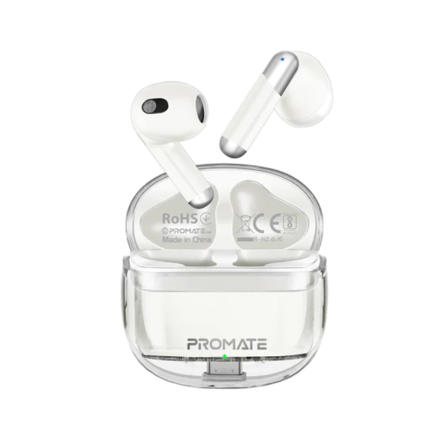 PROMATE HIGH DEFINITION TWS EARBUDS WITH INTELLITOUCH WHITE PROMATE
