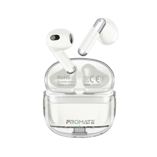 PROMATE HIGH DEFINITION TWS EARBUDS WITH INTELLITOUCH WHITE PROMATE