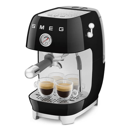 Smeg Espresso Coffee Machine Manual w/Cold Brew Black