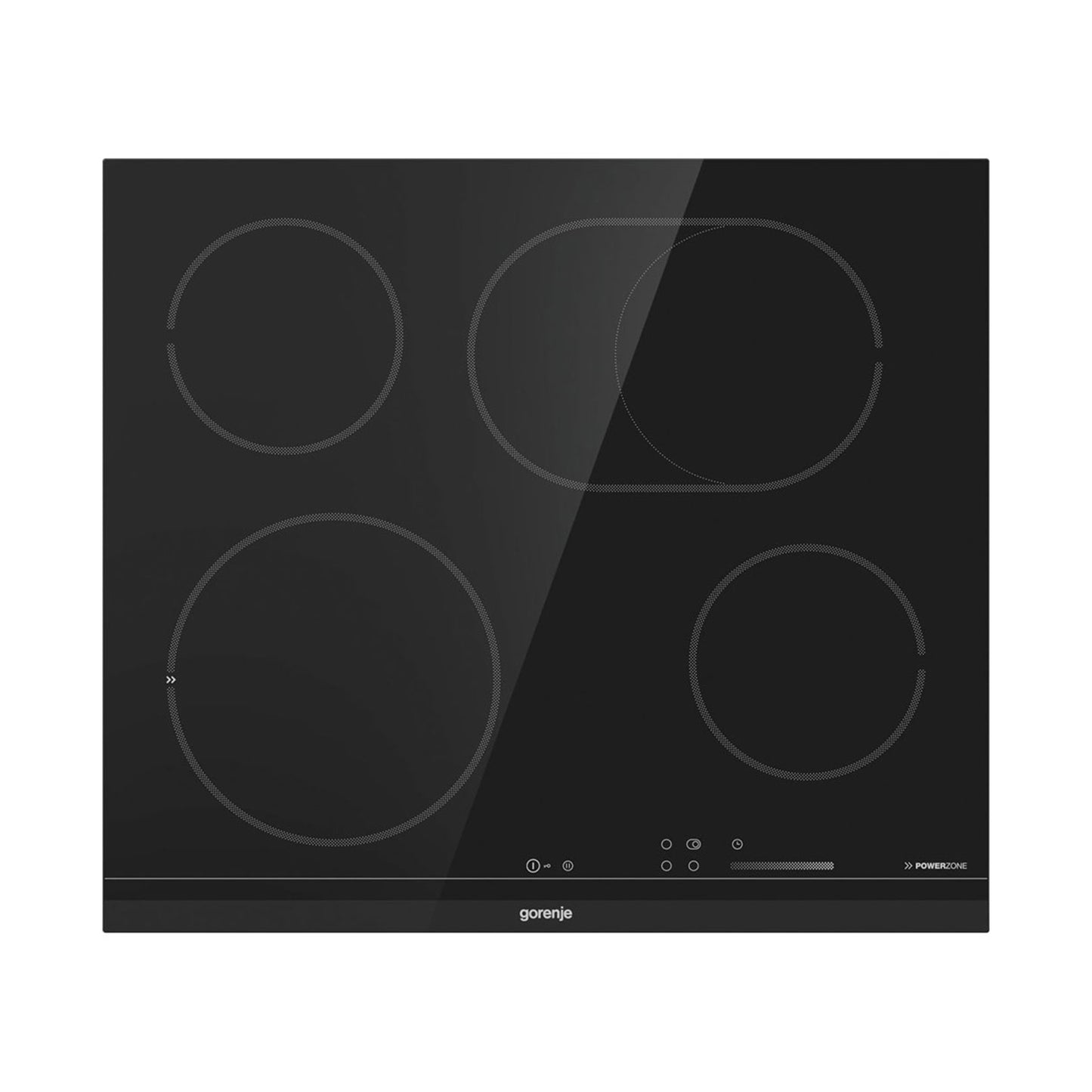 GORENJE Hob 60Cm 4 Electric Burners Glass Ceramic Black