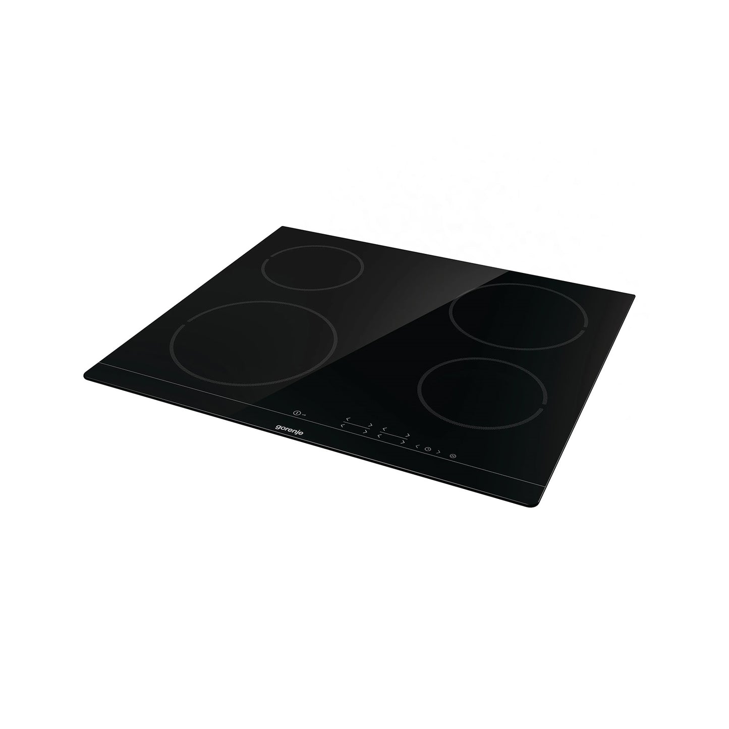 GORENJE Hob 60 cm Vitroceramic 4 Heating Zones Touch Black