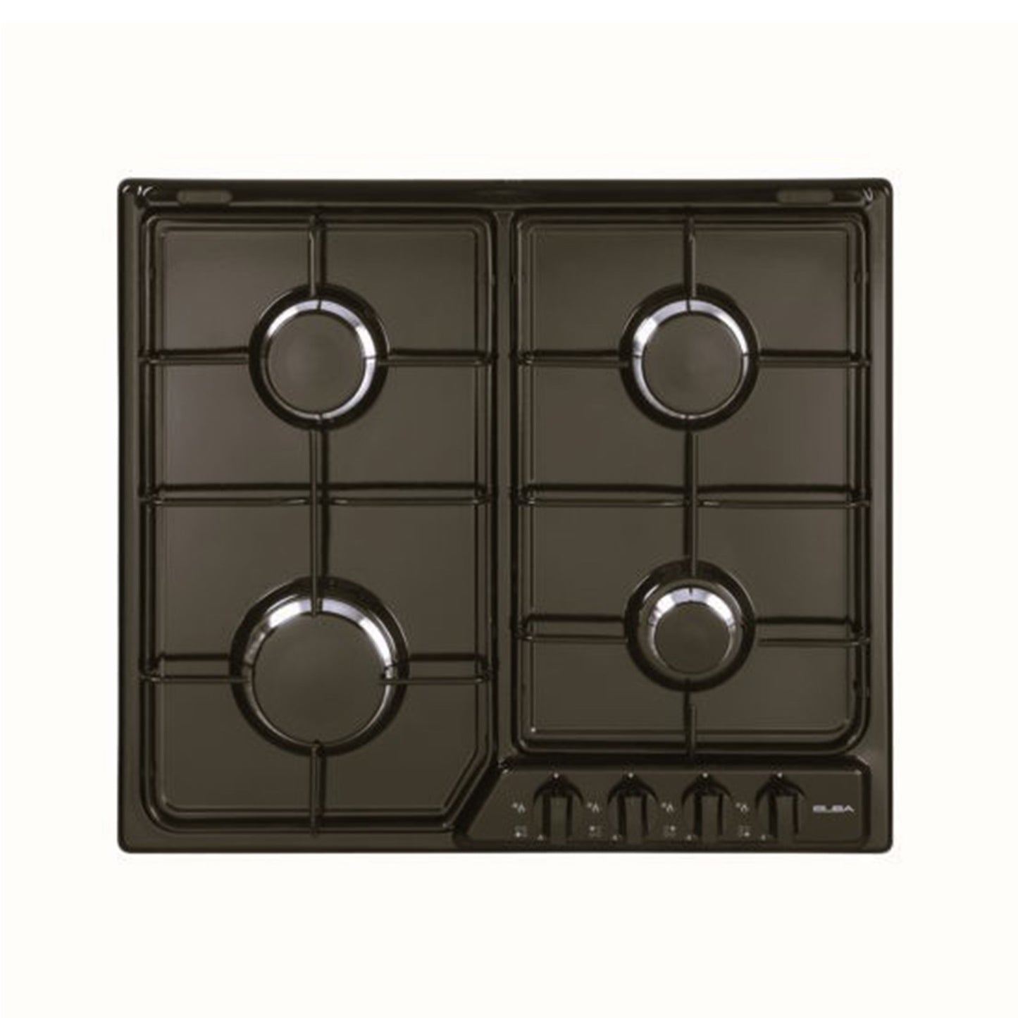 ELBA Hob 60 cm 4 Gas Burners Ignition Brown ELBA+