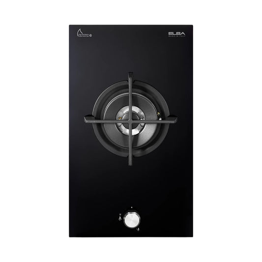 ELBA Hob 30cm 1Double Gas Burner Safety Vitroceramic glass