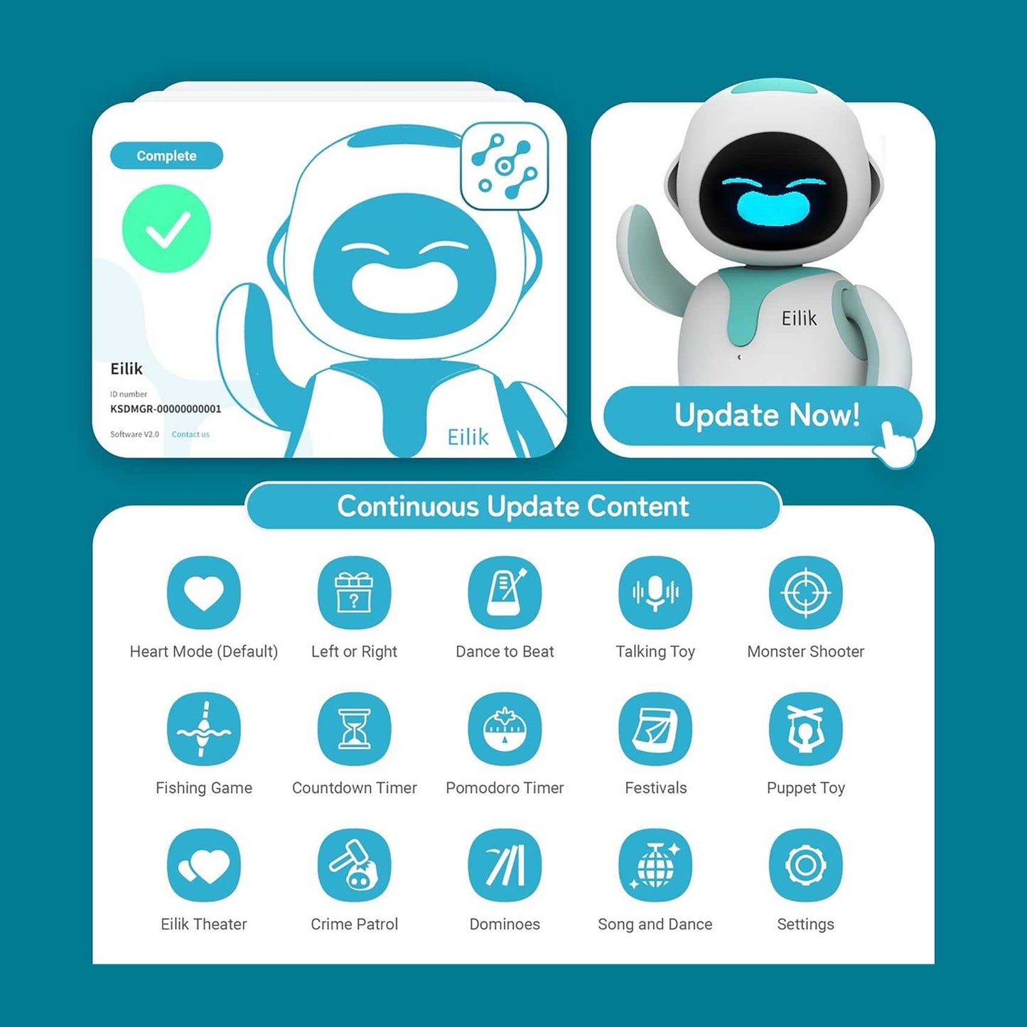 EILIK EMOTIOLNAL INTELLIGENCE INTERACTION ROBOT