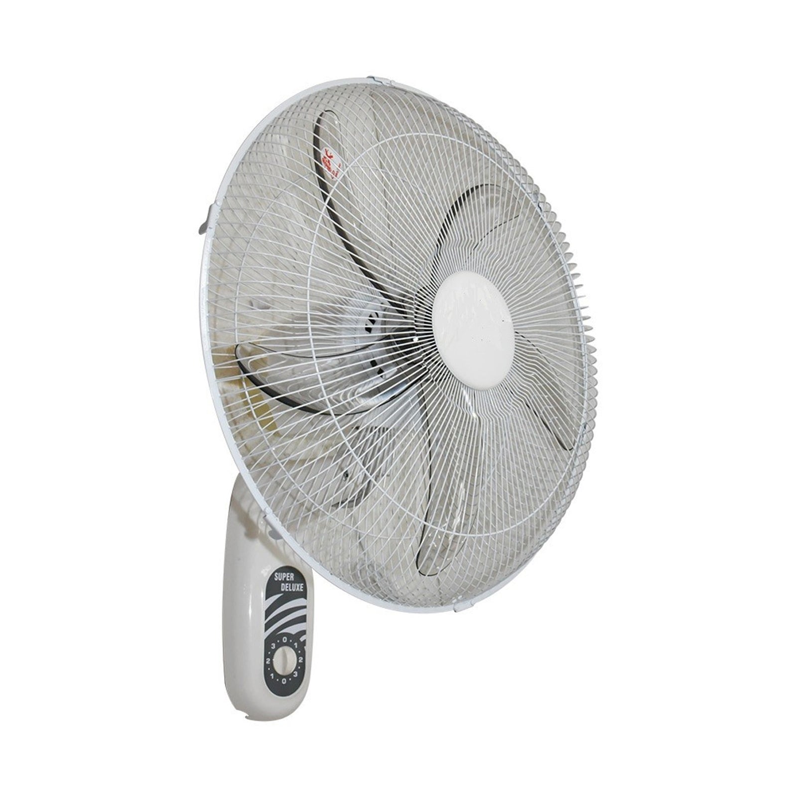 Wave Wall Fan 5 Blades  75w 18 Inch White