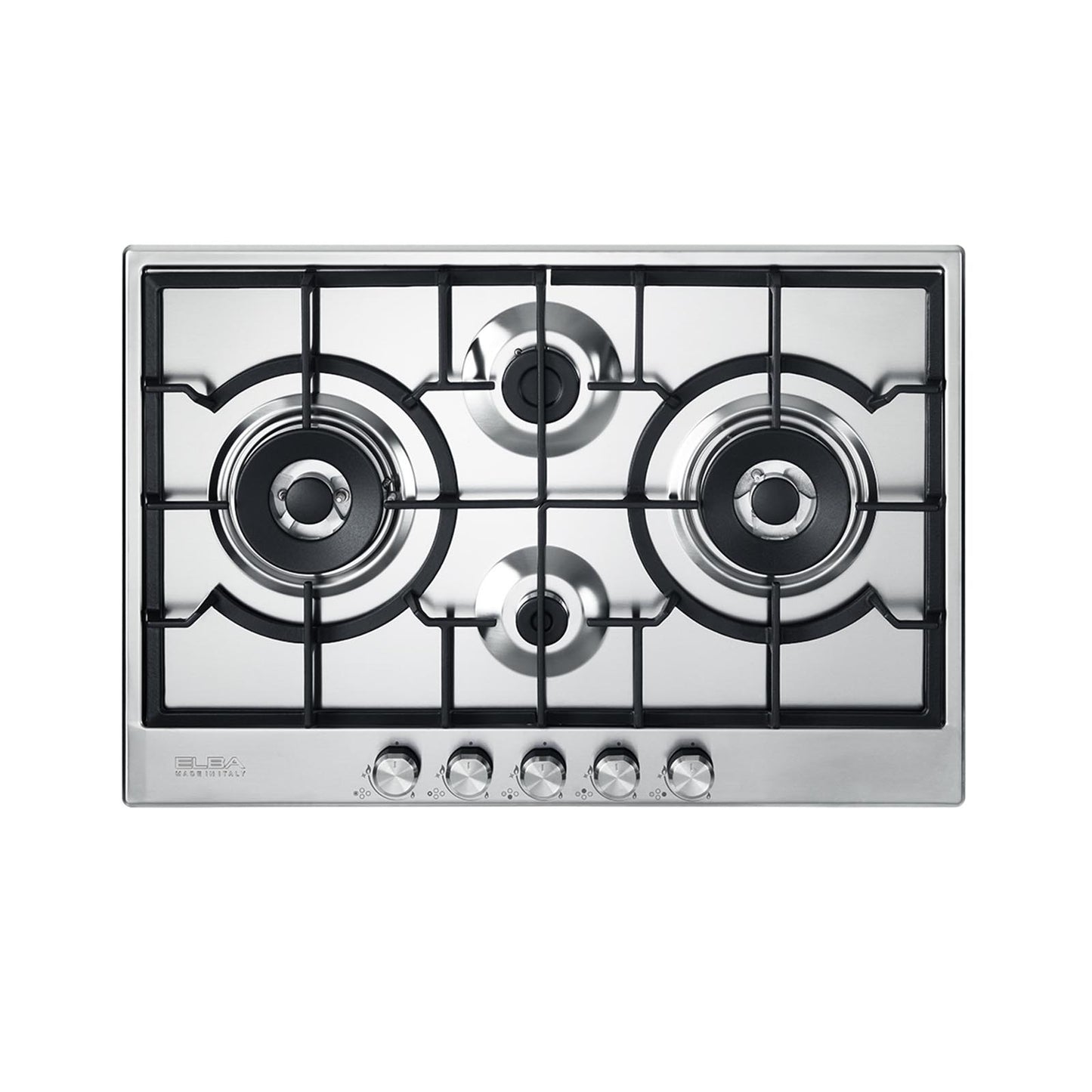 ELBA Hob 75 cm 4Gas Burners Inox ELBA+