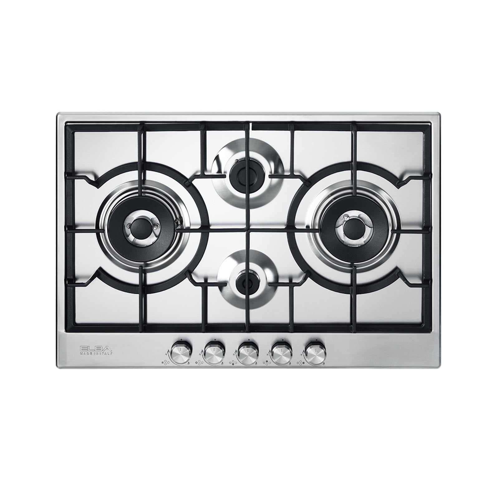 ELBA Hob 75 cm 4Gas Burners Inox