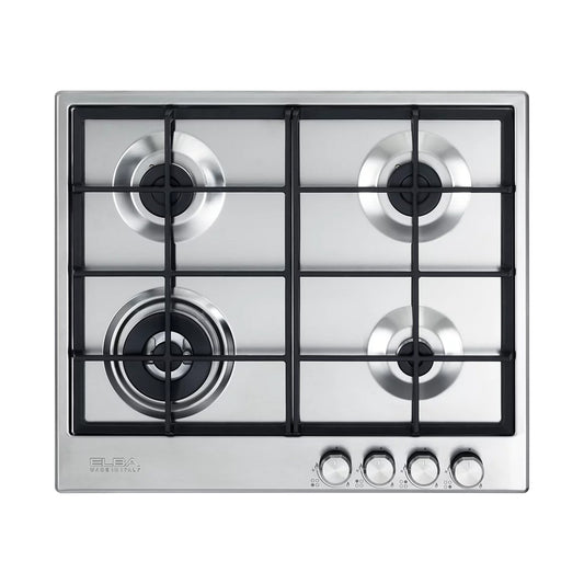 ELBA Hob 60cm 4Gas Burners Safety Electric Ignition Stainles