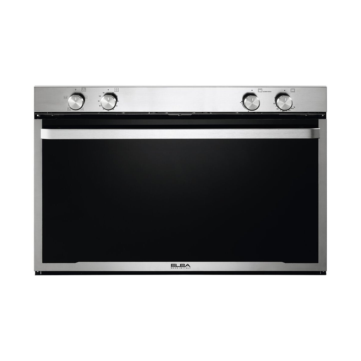 ELBA Oven Built in Gas 90cm Convection Double knob Stainless