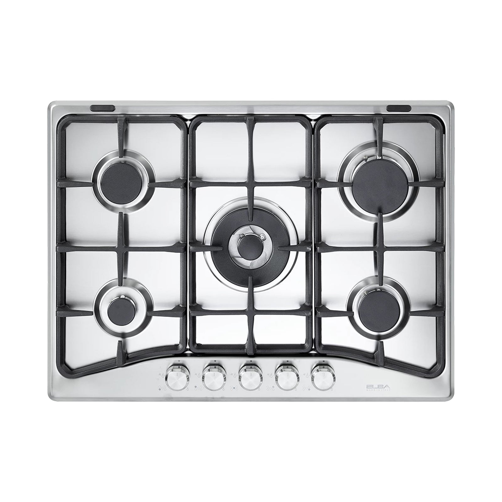 ELBA Hob 70cm 5Gas Burners Safety Ignition Stainless