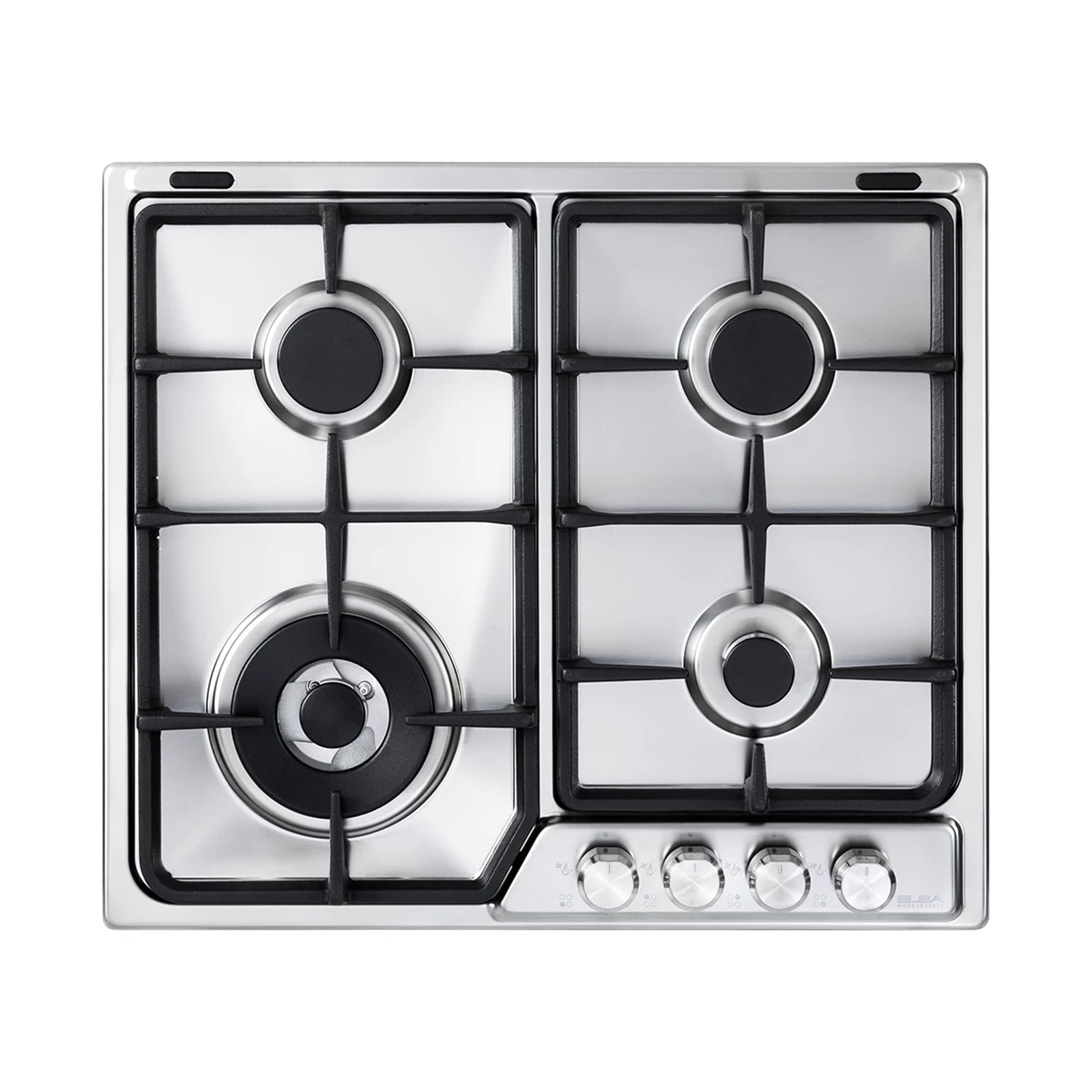 ELBA Hob 60cm 4Gas Burners Safety Ignition Stainless