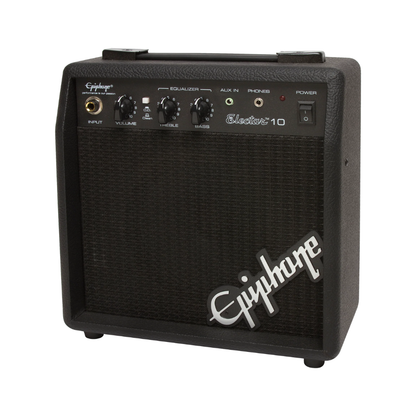 Epiphone Les Paul Electric Guitar Player Pack 220V, Ebony EPIPHONE