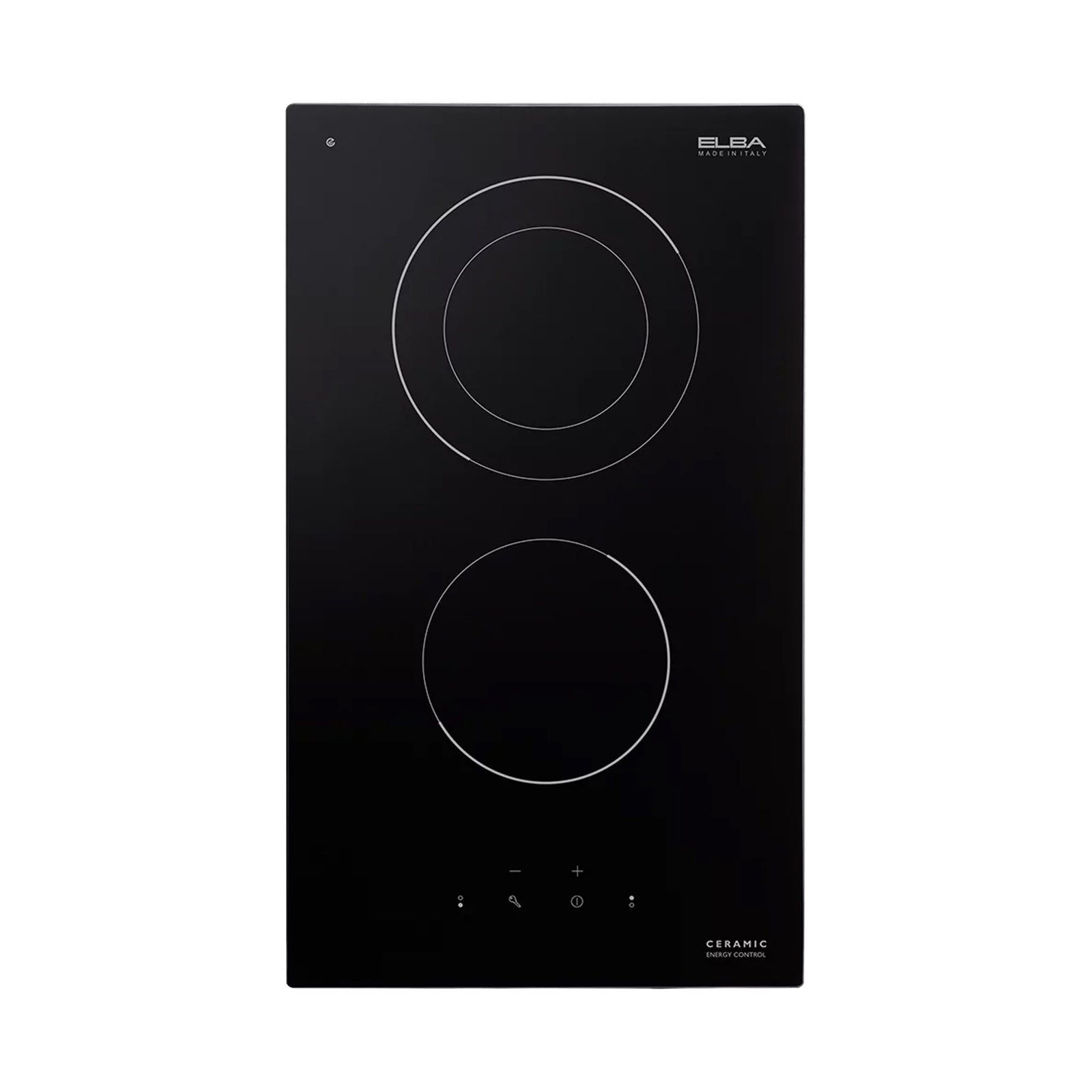 ELBA Hob 30cm 2 Electric plates Ceramic Glass Black