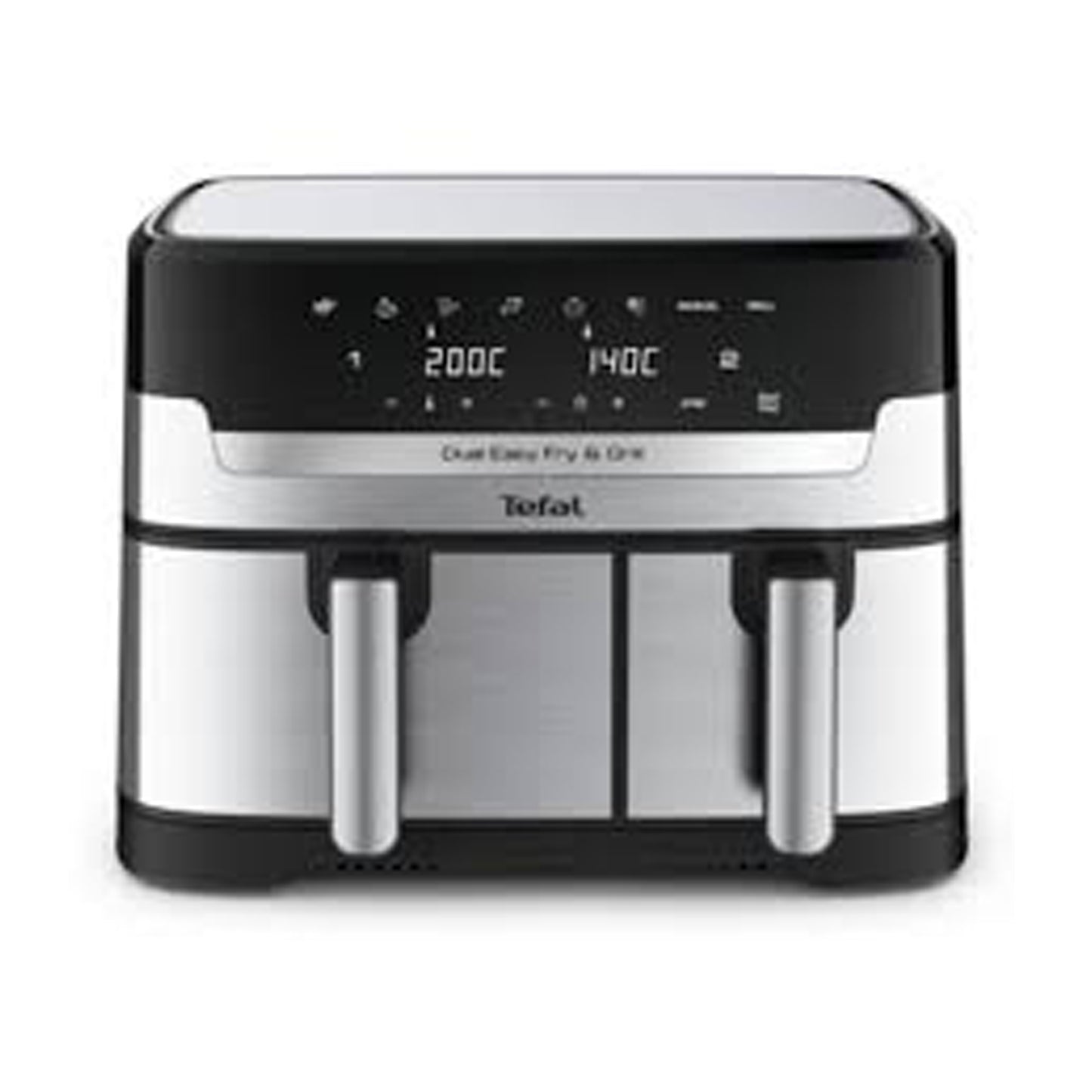 Tefal Dual Easy Fry&Grill 2700w Black & Stainless Steel 8.3L