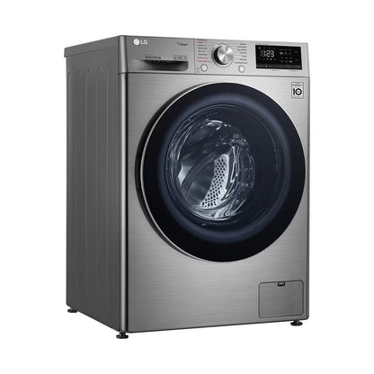 LG* Washer 9Kg Vivace Front Load 1400RPM AI DD Techno Silver