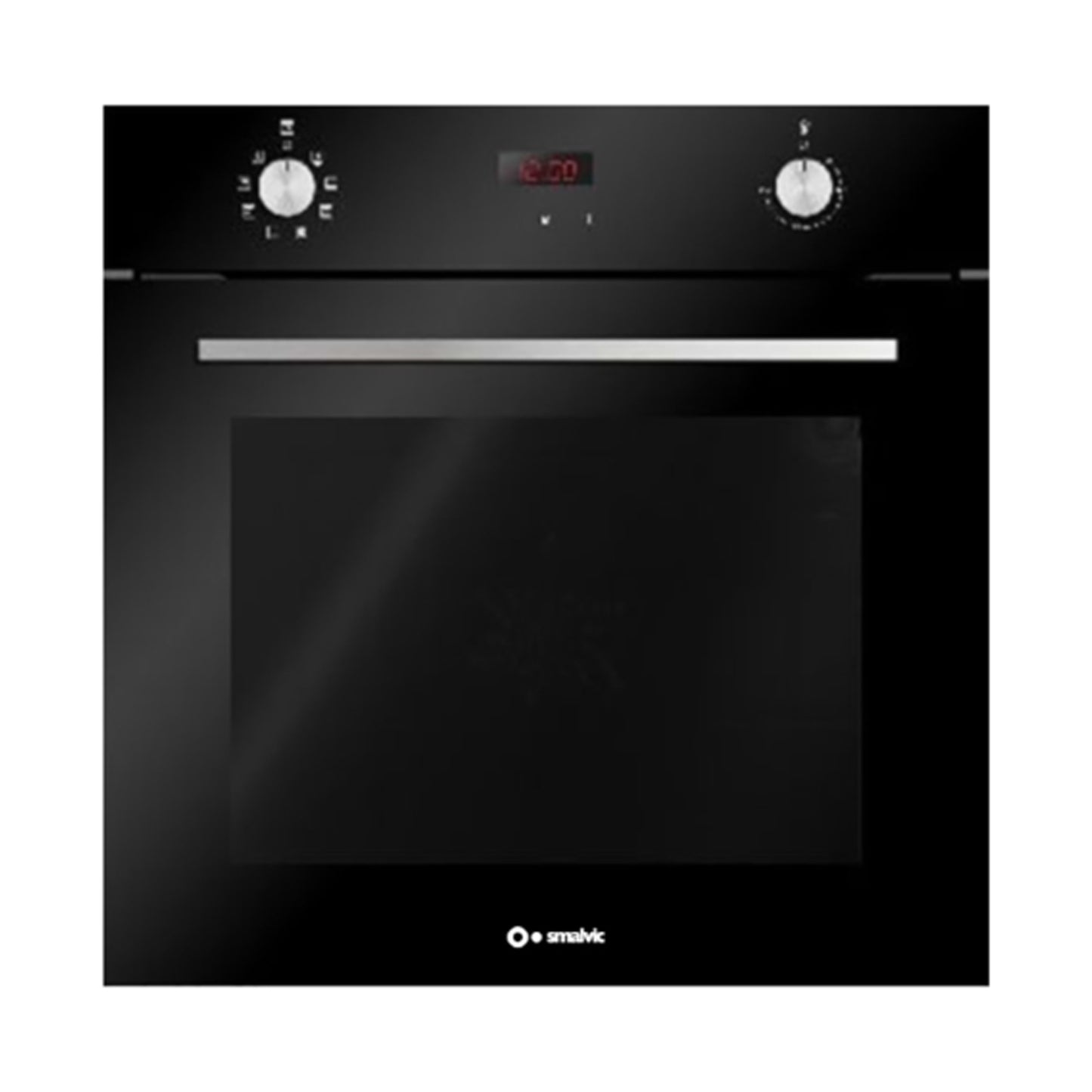 SMALVIC Oven 60 cm Gas Electric + Convection Black