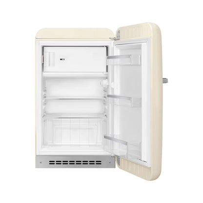 Smeg 1 Door 122L Retro 50s Refrigerator Right - Cream