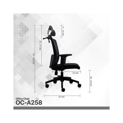 Fantech OC-A258SV2 Office Chair - Black FANTECH