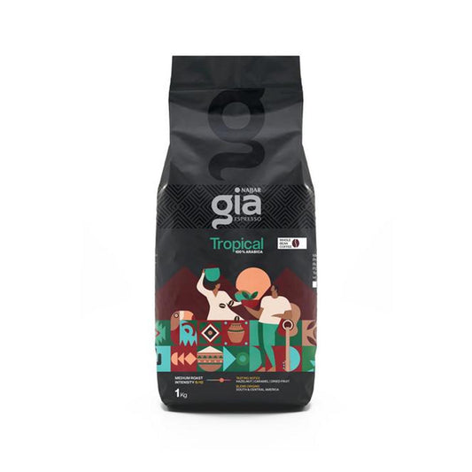 CAFE NAJJAR Gia Tropical Medium Roast 100% Arabica1Kg CAFE NAJJAR