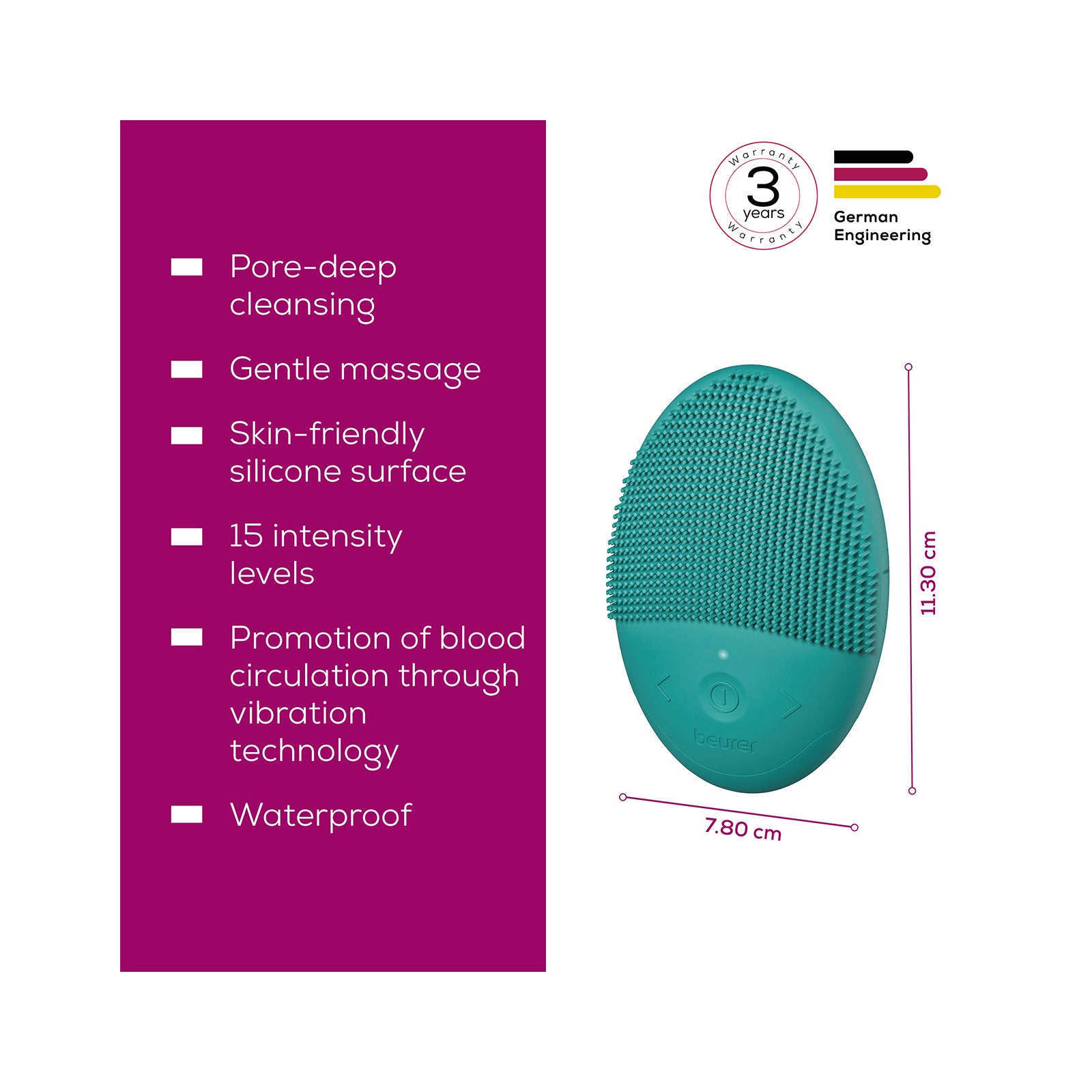 Beurer Laguna silicone facial brush