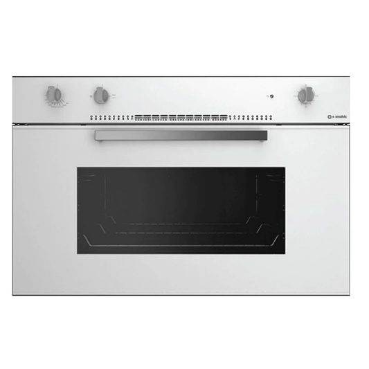 SMALVIC Oven 90Cm Gas Gas 110Litres White