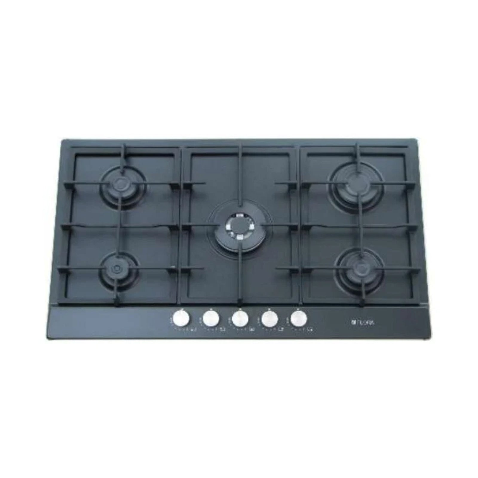 FLORA Hob 90Cm 5Gas Burners Full Safety Black