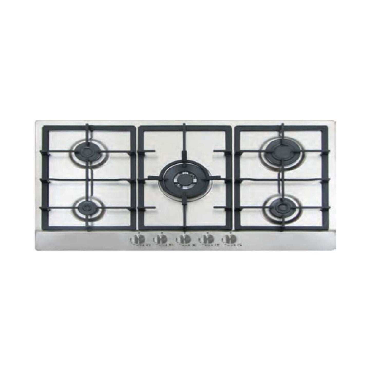 FLORA Hob 90Cm 5 Gas Burners Full Safety Inox