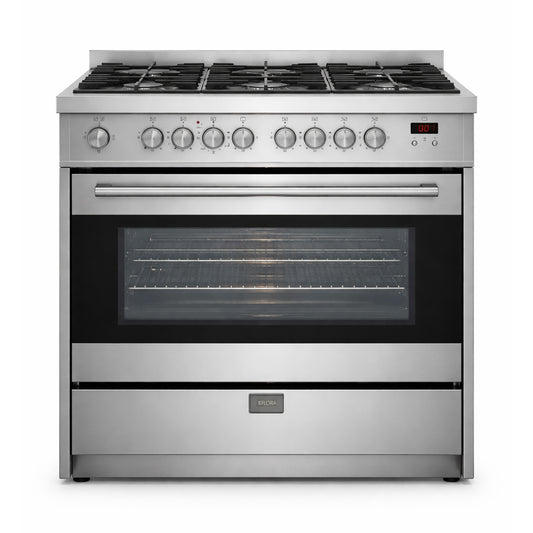 FLORA Cooker Wide 90 Cm Semi Pro Stainless Steel