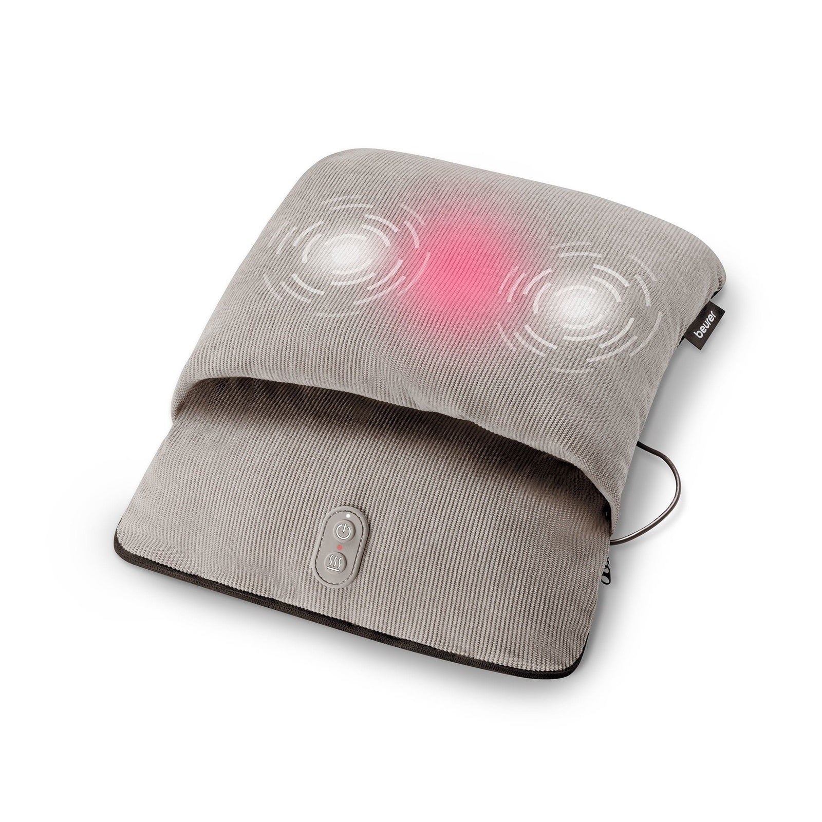 Beurer Foot Massage Cushion with Heat Function Grey