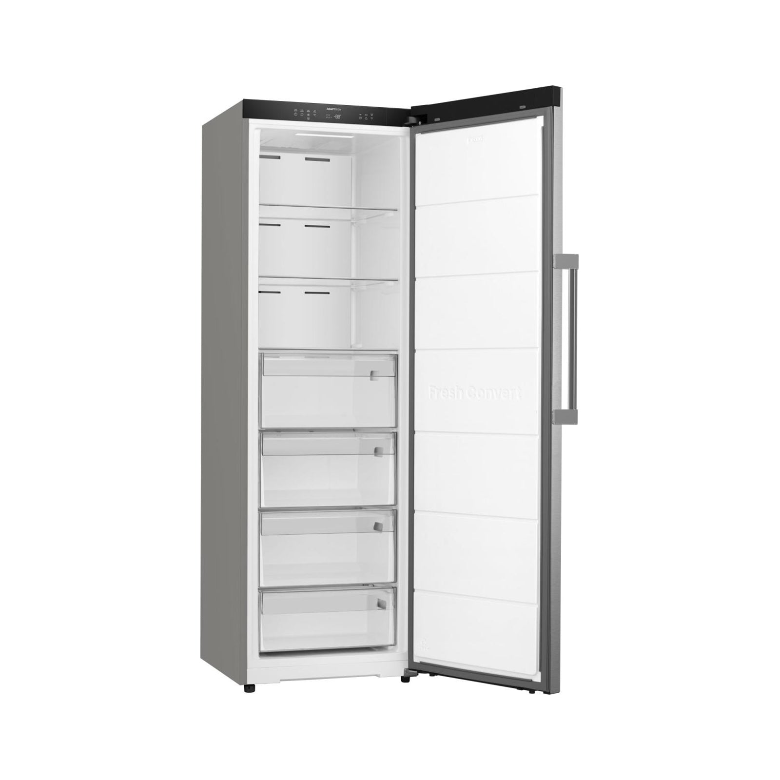 GORENJE Freezer Upright Nofrost 4 Drawers+3 Shelves Inox
